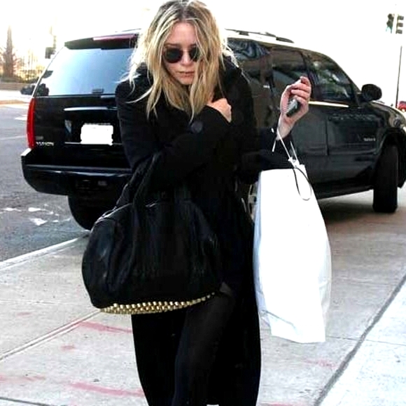 Alexander Wang Handbags - Alexander Wang Suede Studded Rocco Duffle